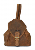 Vintage-Leder Rucksack, braun